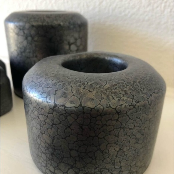 PartyLite votive candle holders Stepping Stone 3 set - Picture 4 of 5